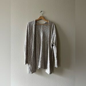 American Eagle Outfitters Textured Gray Cardigan